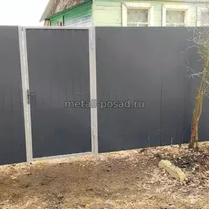 Установка забора в Павловском Посаде -25