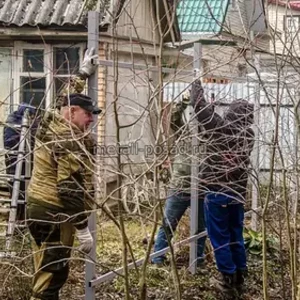 Установка забора в Павловском Посаде -17
