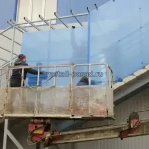 Строительство лестницы  и навеса  -10