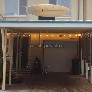 Монтаж навеса-25