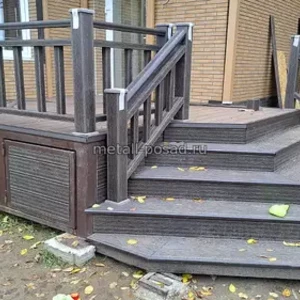 Крыльцо из ДКП панелей-68